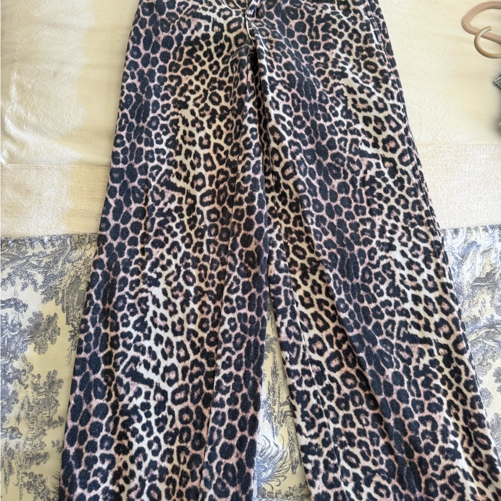 PacSun Leopard Print Wide Leg Pants